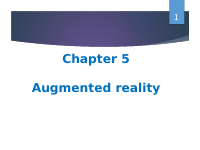 Chapter -5- Augumented Reality (AR).pptx